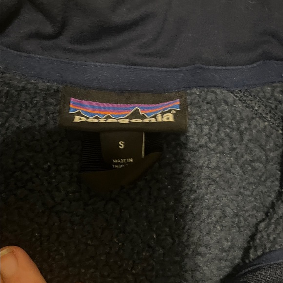 Patagonia Dark Blue Half-Zip Fleece - Picture 3 of 3